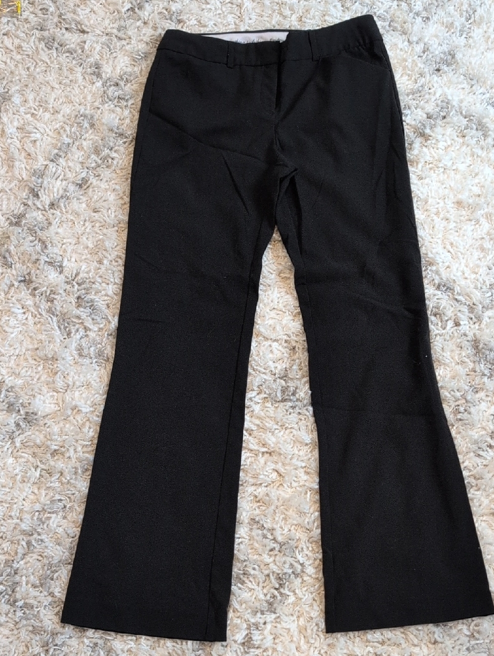 Classic Women's Black Dress Pants, Size 6